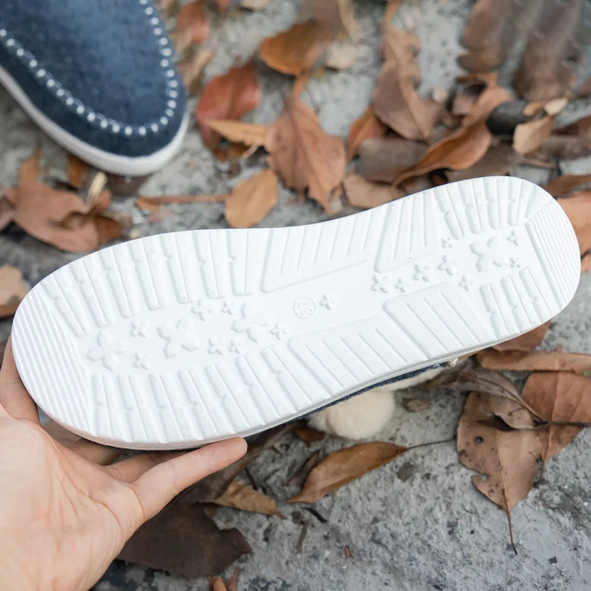Fleece Ankle Boots, Cozy Furry Slip-On Winter Snow Boots