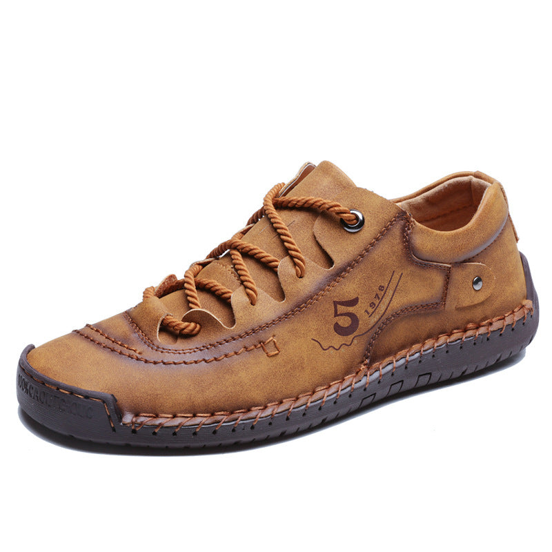 2025 Handmade Leather Sneakers for Men β Supportive & Stylish
