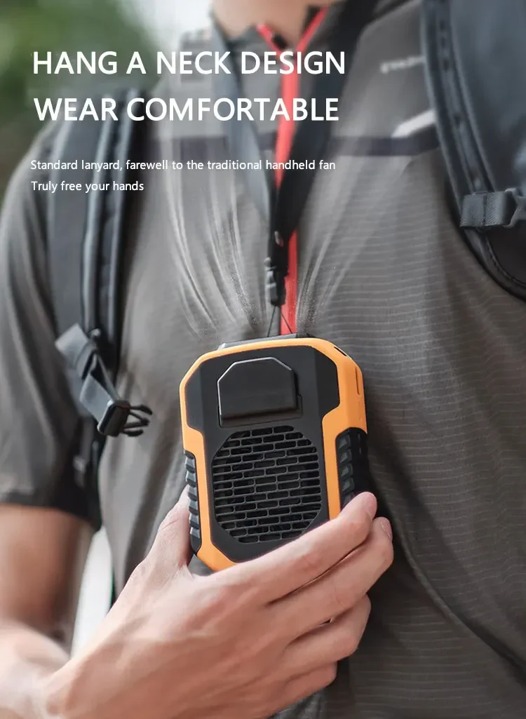 Early Summer Sale 49% Offđ„ 2025 Smart AI Long-lasting Battery Powerful Portable Waist Clip Fan, Wearable Hanging Neck Fan