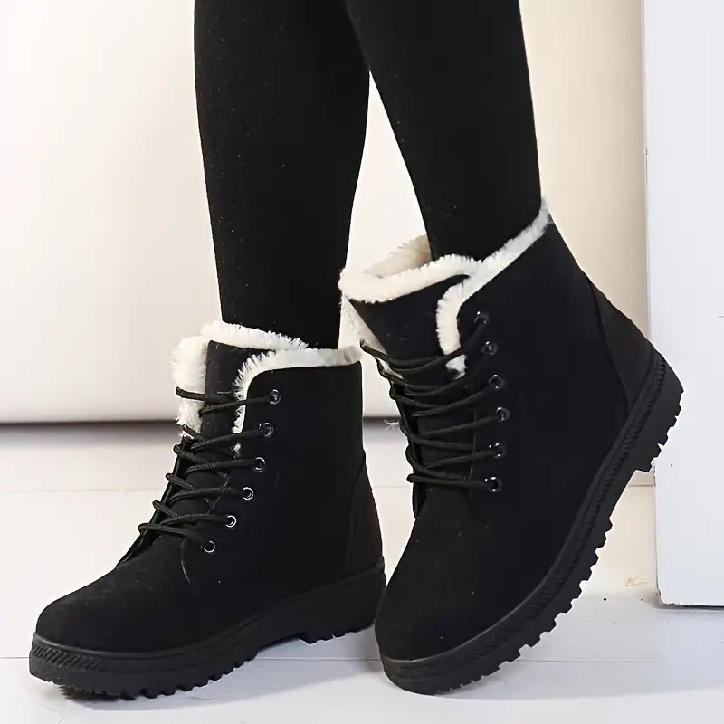 CozyFleece™ Women’s Winter Boots – Warm, Supportive & Water-Resistant Comfort