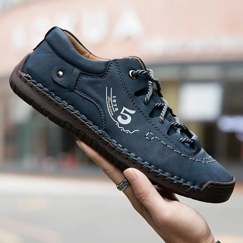 2025 Handmade Leather Sneakers for Men – Supportive & Stylish