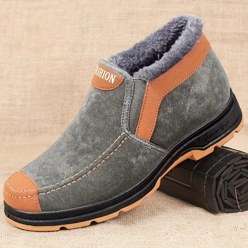 CozyFleece™ Men’s Comfort-Fit Slip-On Winter Boots