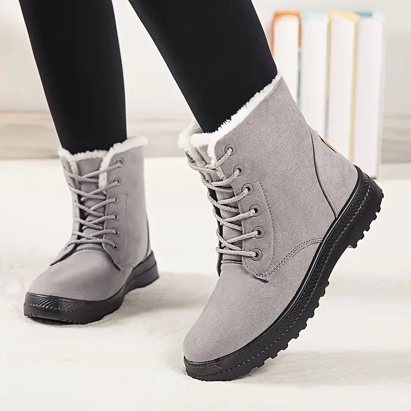 CozyFleece™ Women’s Winter Boots – Warm, Supportive & Water-Resistant Comfort