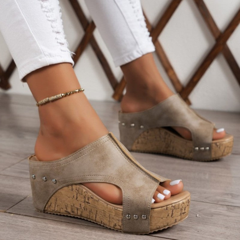 VintageEase™ Women's Comfort Wedge Sandals