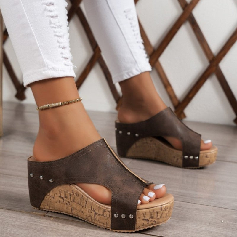 VintageEase™ Women's Comfort Wedge Sandals