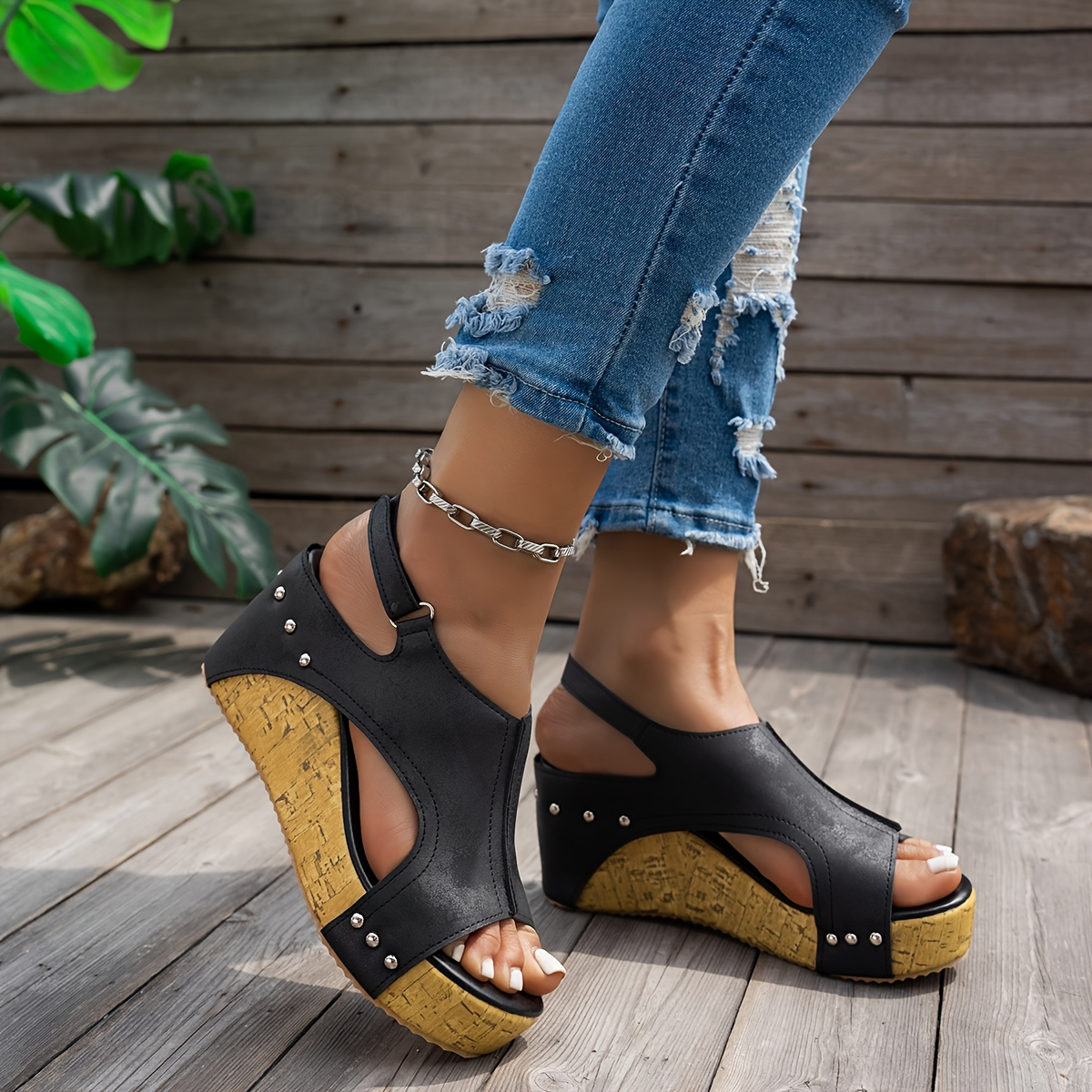 VintageEase™ Women's Comfort Wedge Sandals