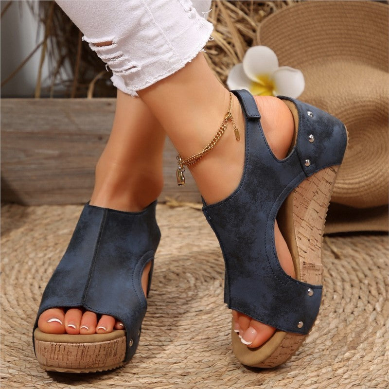 VintageEase™ Women's Comfort Wedge Sandals