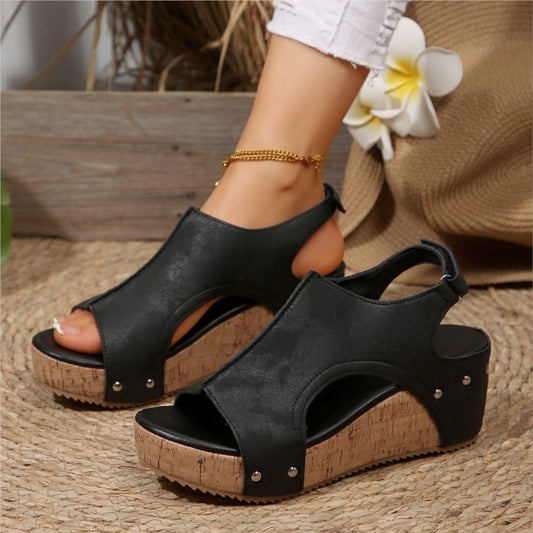 VintageEase™ Women's Comfort Wedge Sandals