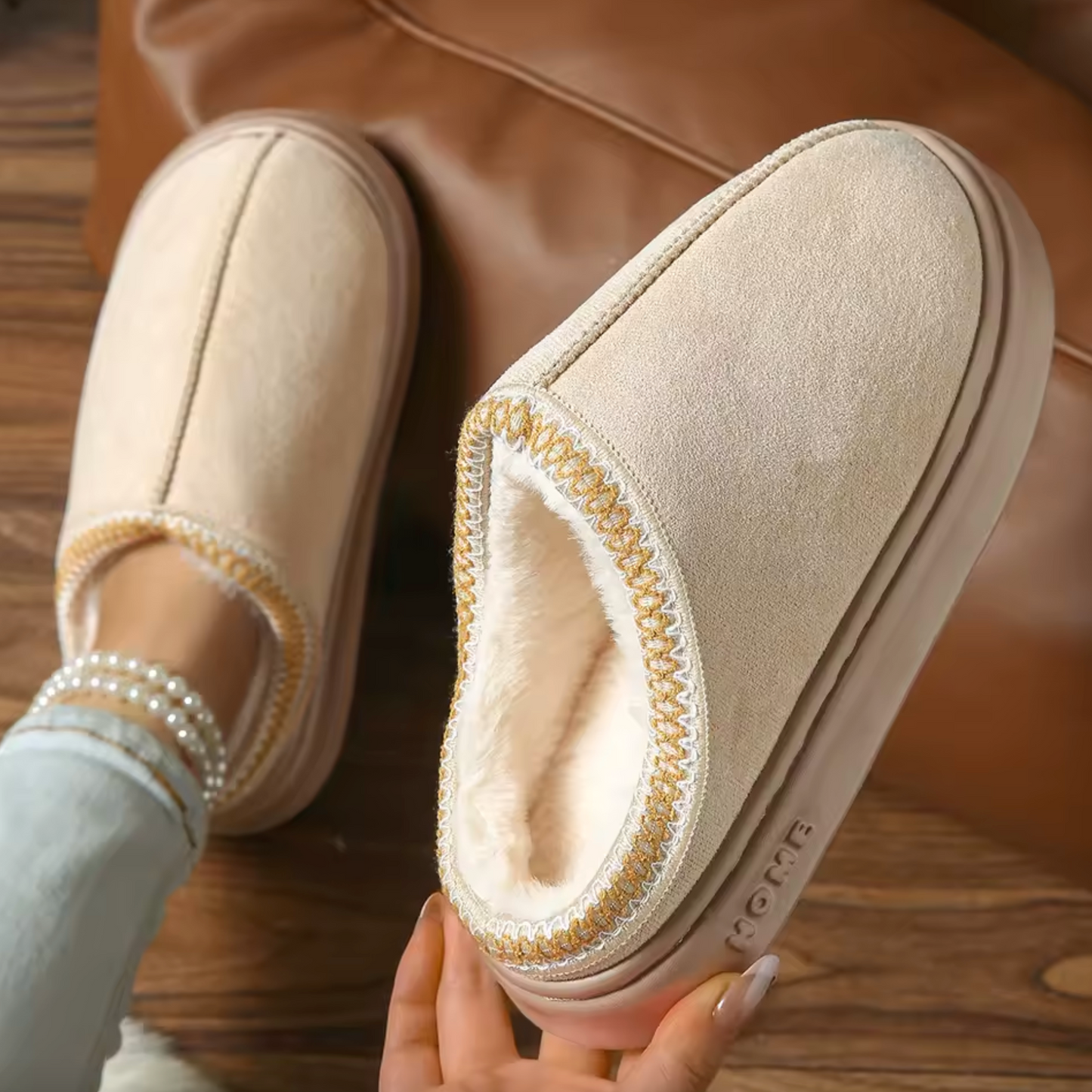 CozyStep™ Thick Sole Home Slippers – Plush Warmth & Non-Slip Comfort for Everyday Use