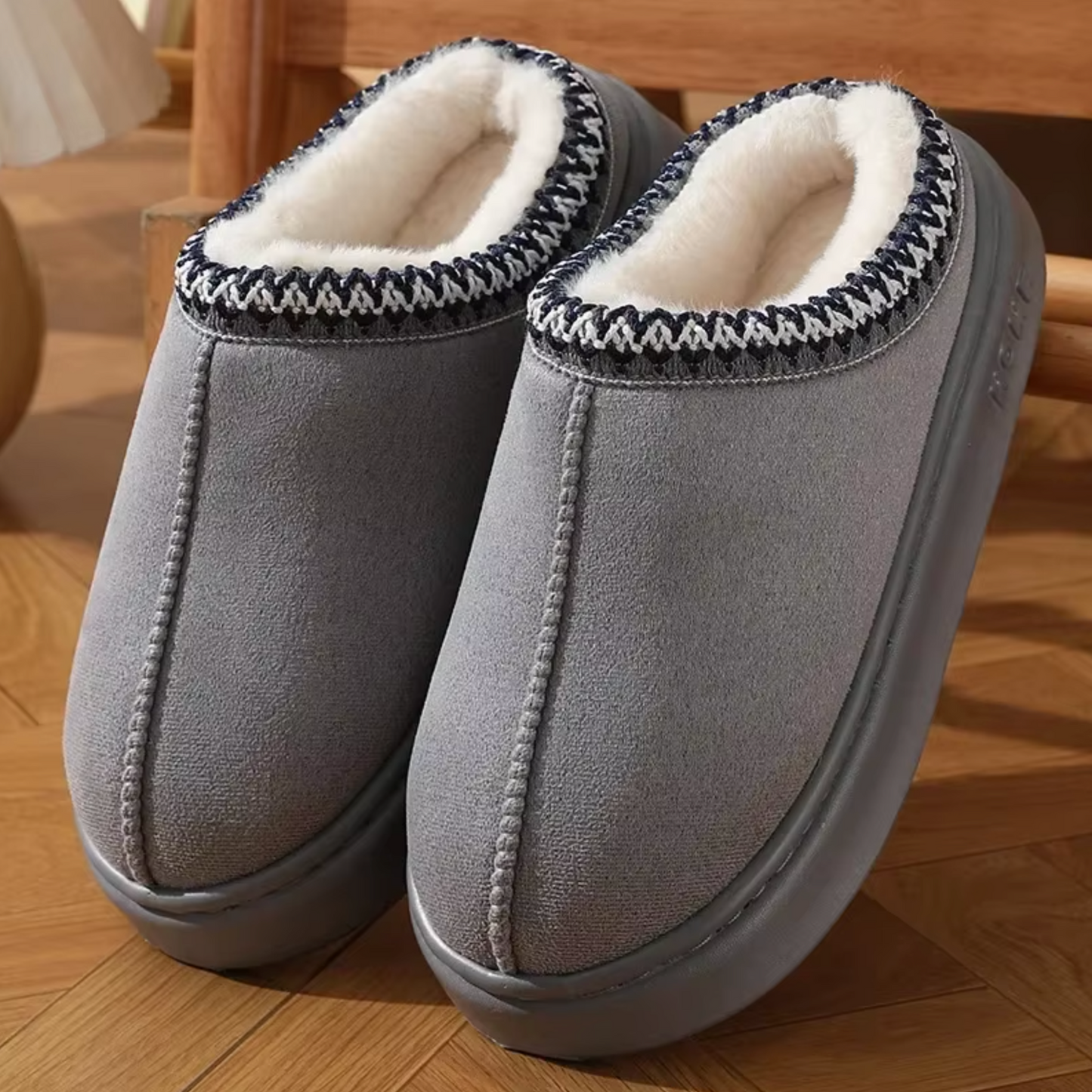 CozyStep™ Thick Sole Home Slippers – Plush Warmth & Non-Slip Comfort for Everyday Use