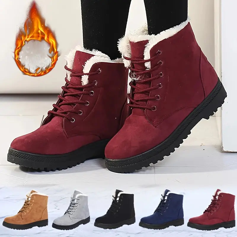 CozyFleece™ Women’s Winter Boots – Warm, Supportive & Water-Resistant Comfort