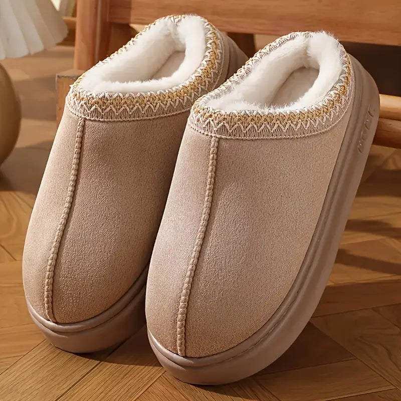 CozyStep™ Thick Sole Home Slippers – Plush Warmth & Non-Slip Comfort for Everyday Use