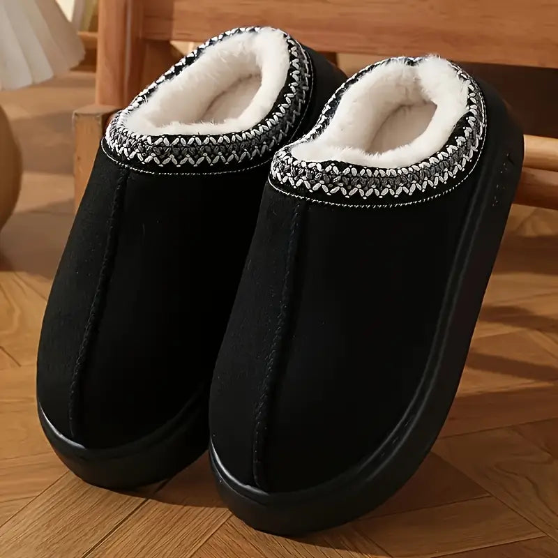 CozyStep™ Thick Sole Home Slippers – Plush Warmth & Non-Slip Comfort for Everyday Use