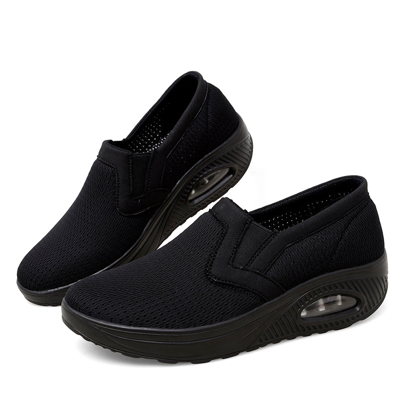 Air Cushion Slip-On Orthopedic Diabetic Walking Shoes, Soft Comfortable Working Shoes