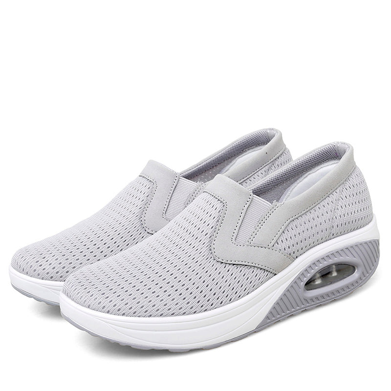 Air Cushion Slip-On Orthopedic Diabetic Walking Shoes, Soft Comfortable Working Shoes