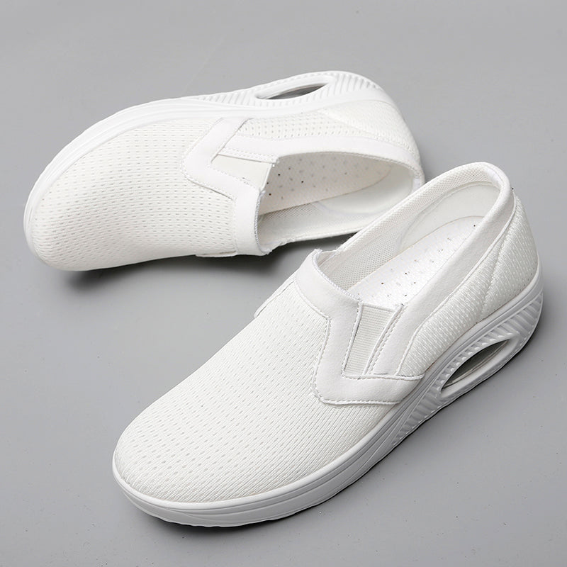 Air Cushion Slip-On Orthopedic Diabetic Walking Shoes, Soft Comfortable Working Shoes